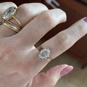 10k rose gold Victorian Ring